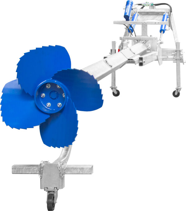 Tractor manure mixer