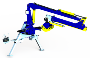 Three-point cranes